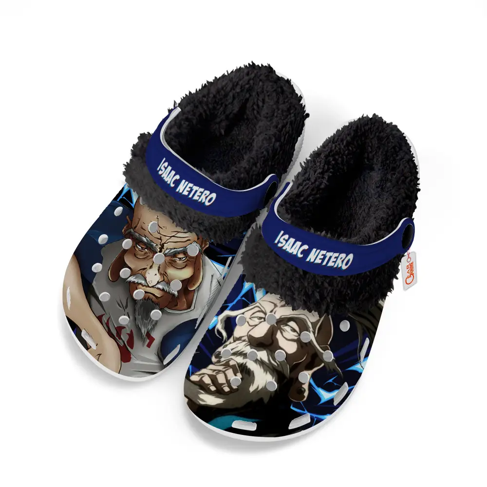 Isaac Netero Fleece-Lined Clogs Custom Name