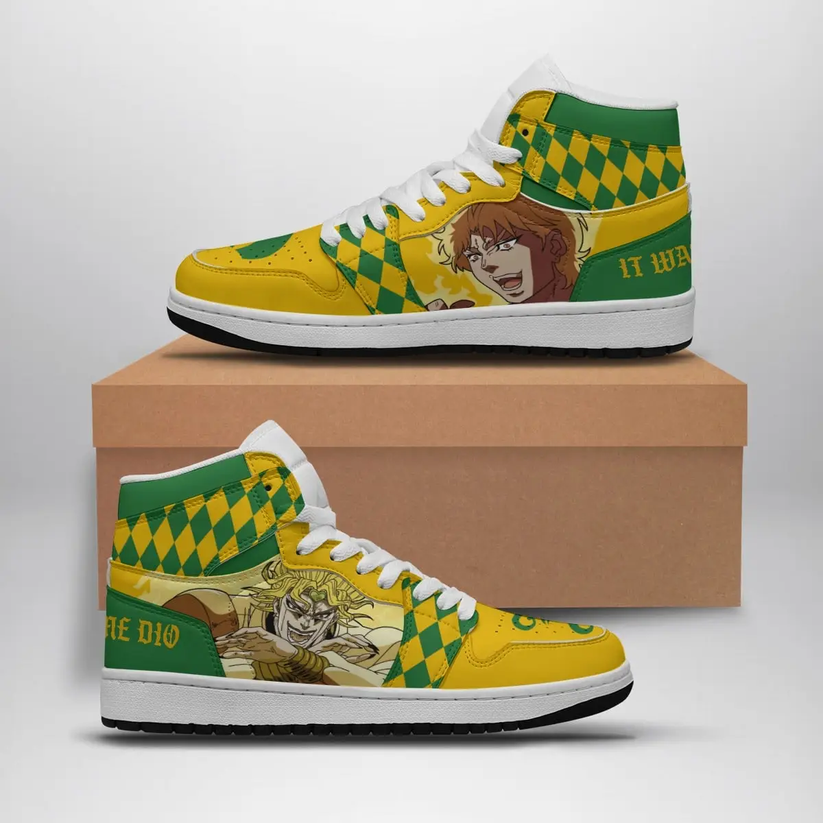 It Was Me Dio Jojo's Bizarre Adventure Air Jordan 1 Shoes