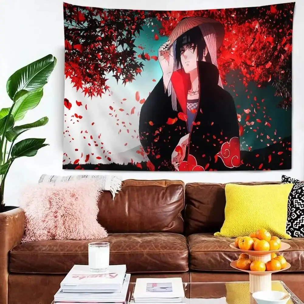 Itachi Akatsuki Anime Wall Tapestry