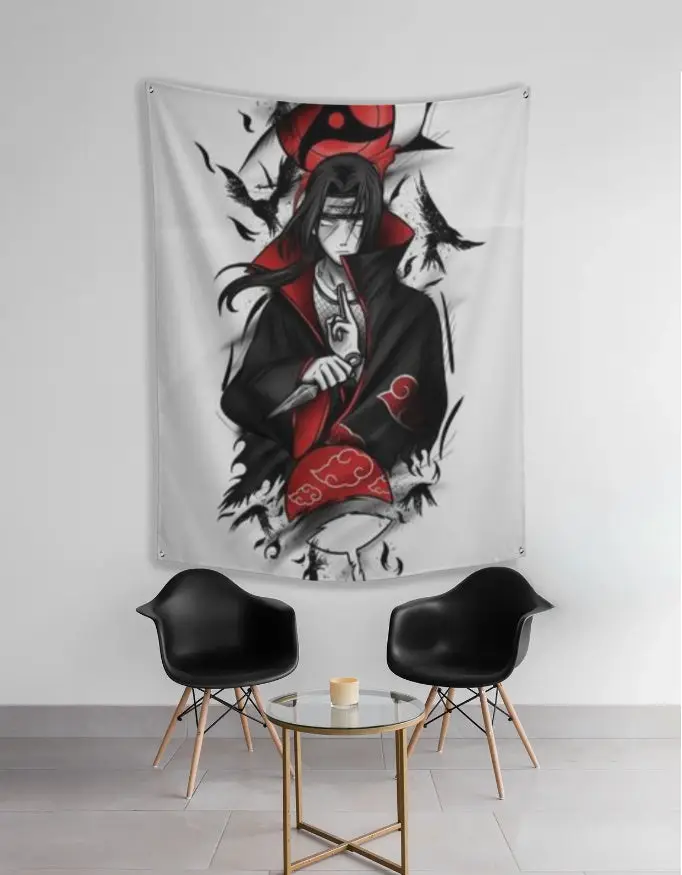 Itachi tapestry wall hanging - Akatsuki Art