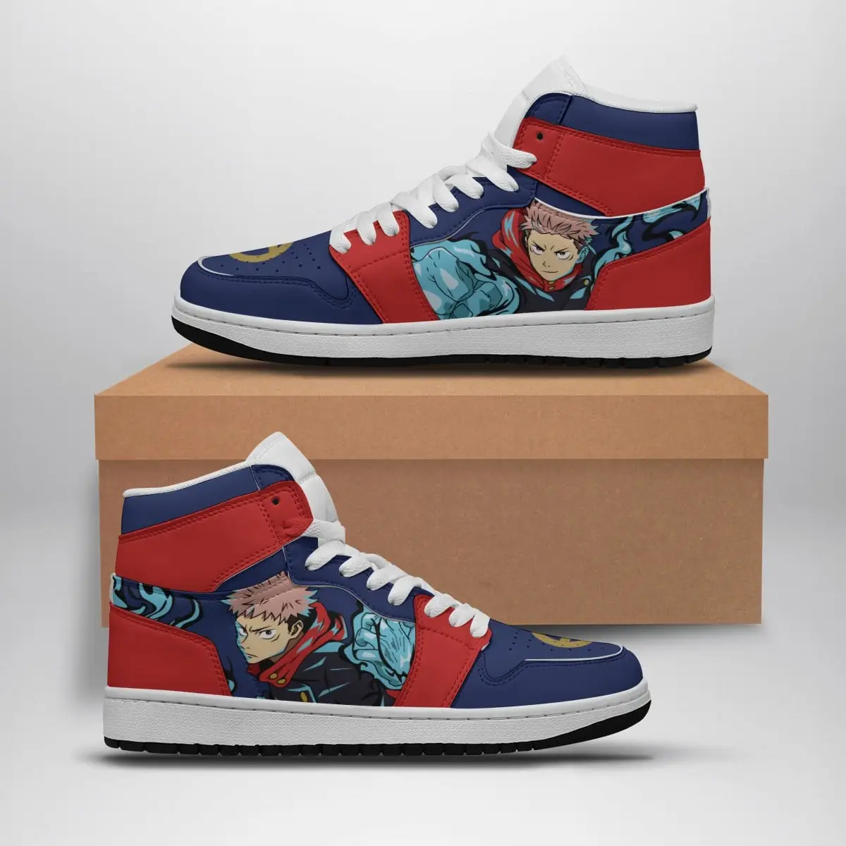 Itadori Jujutsu Kaisen Air Jordan 1 Shoes