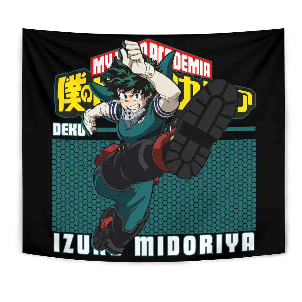 Izuku Midoriya Tapestry Custom Anime Wall Decor