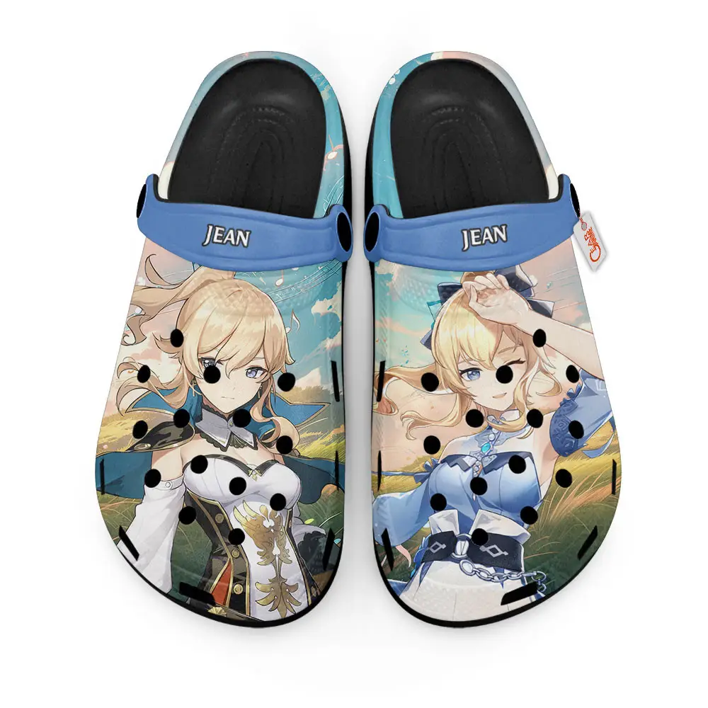 Jean Genshin Impact Edition Premium Clogs Personalized Name