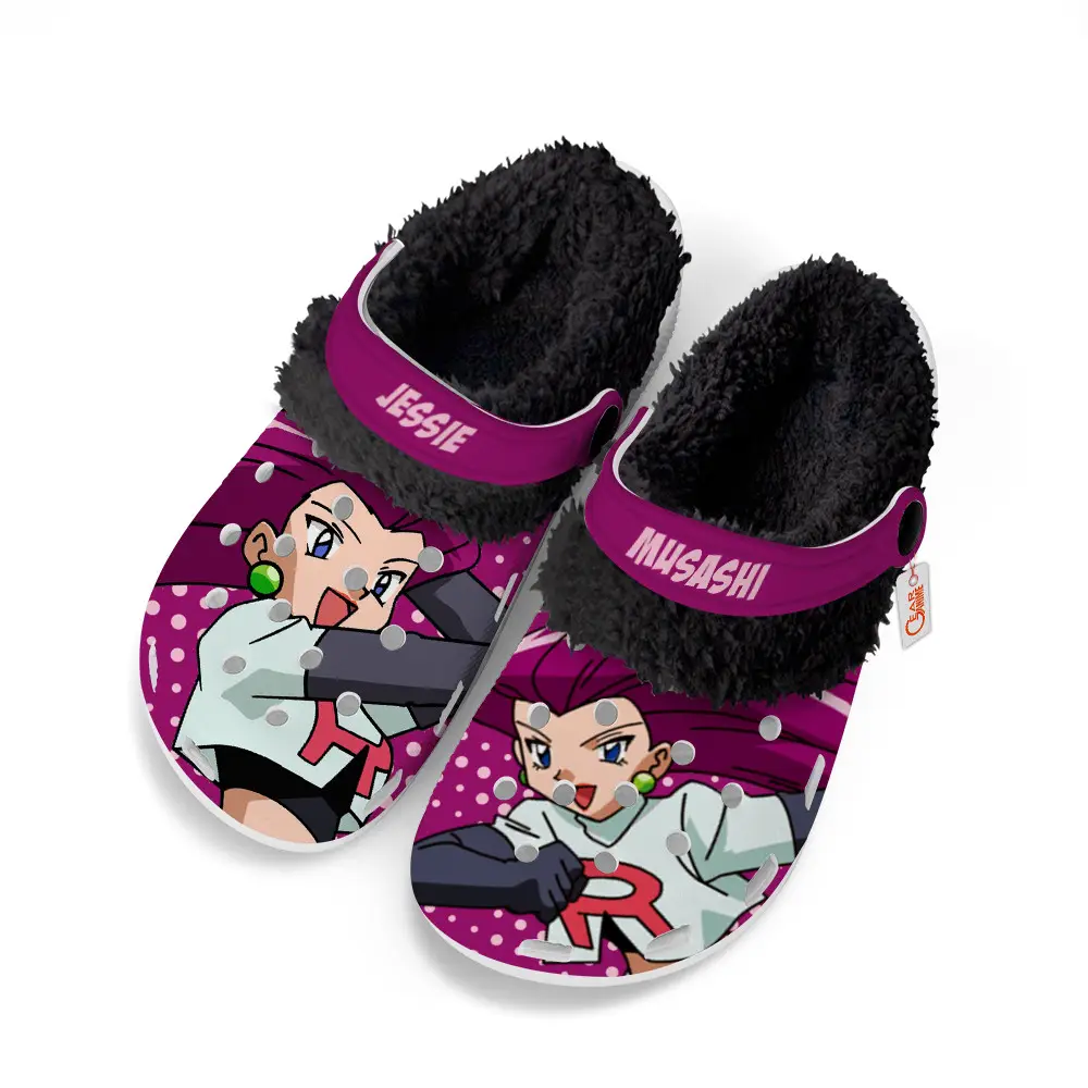 Jessie Musashi Fleece-Lined Clogs Custom Name