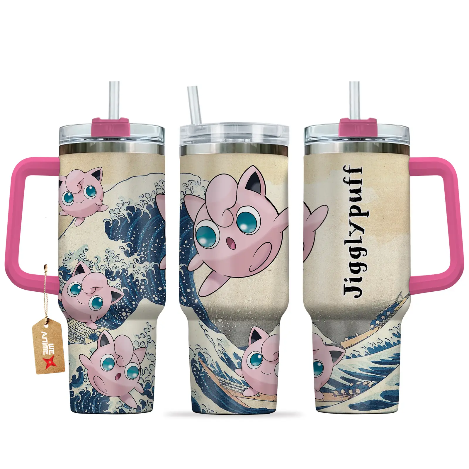 Jigglypuff Anime Tumbler 40oz Kanagawa Collection