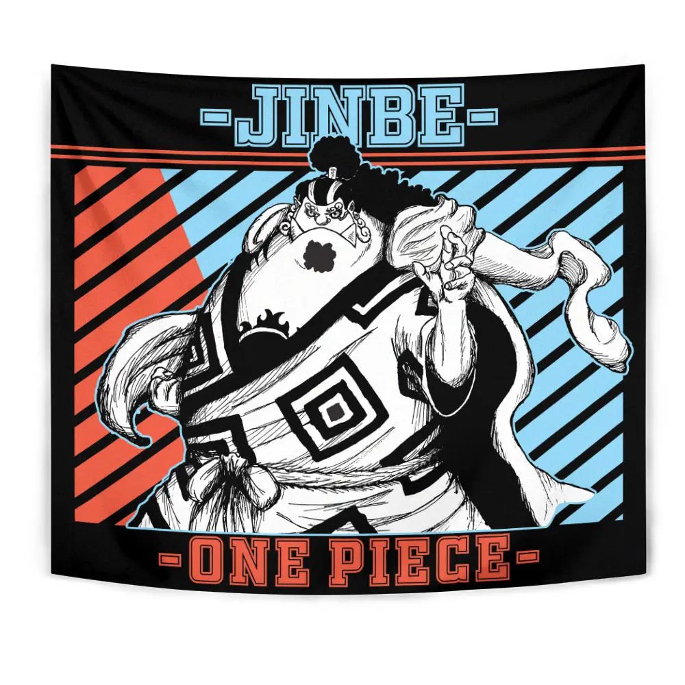 Jinbe Tapestry Custom Anime Room Wall Decor