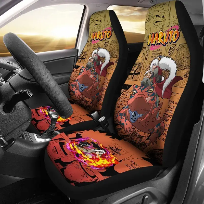 Jiraiya Car Seat Covers Gift For Hard Fan Anime 