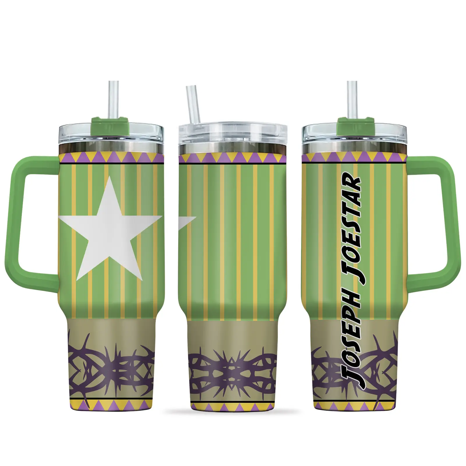 Joseph Joestar Anime Tumbler 40oz