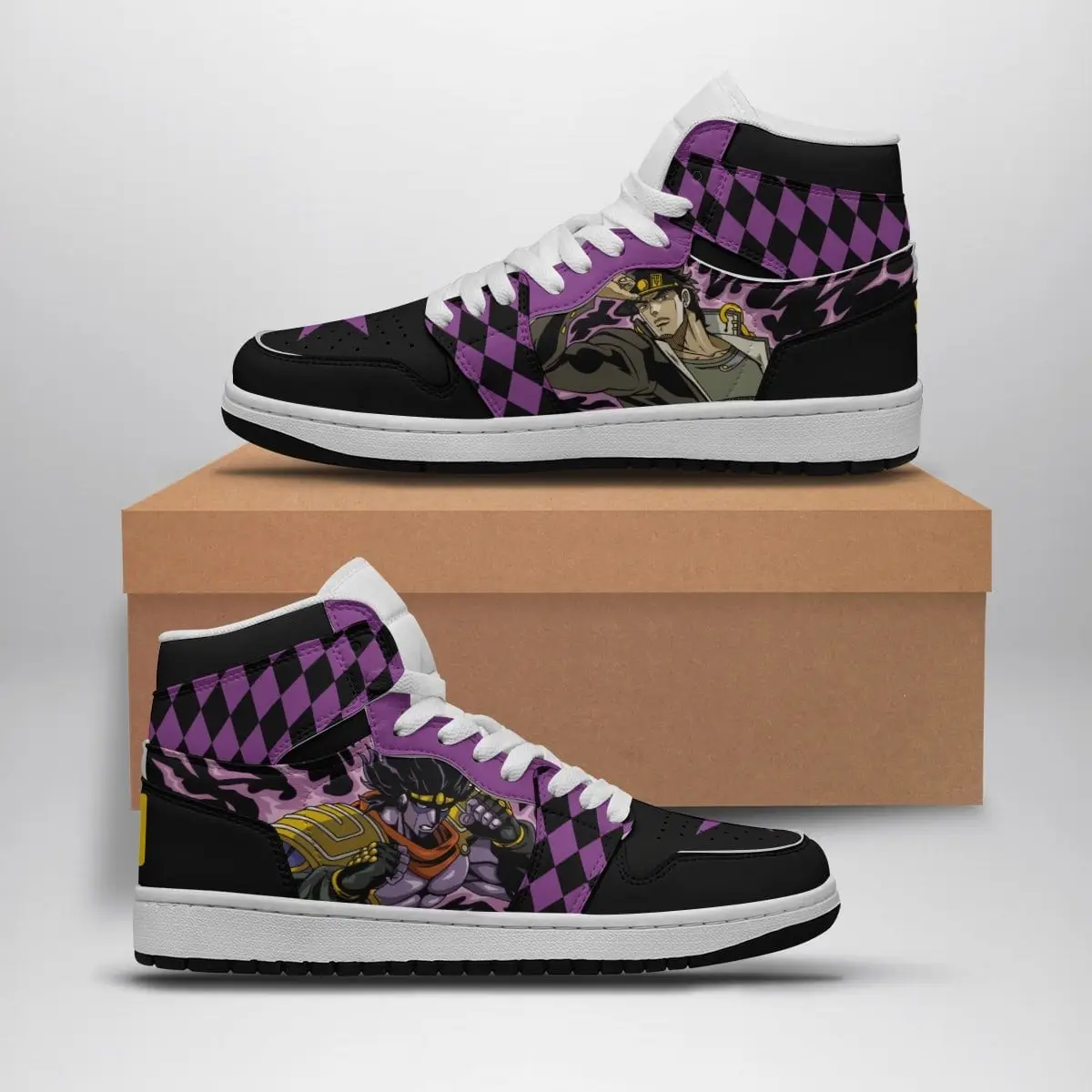 Jotaro Kujo Jojo's Bizarre Adventure Air Jordan 1 Shoes