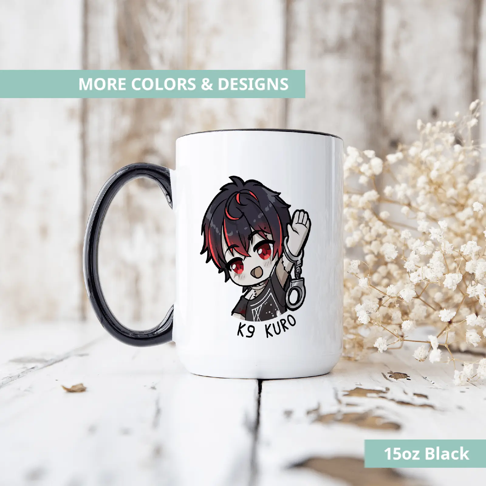 K9 Kuro Chibis - Mug