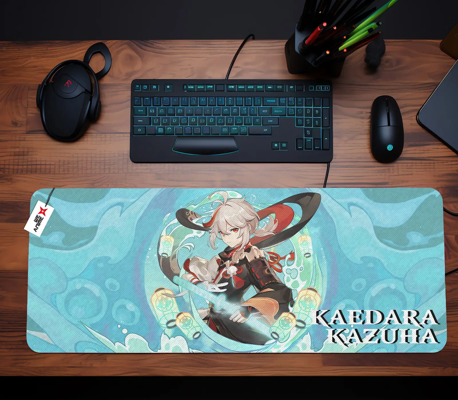 Kaedara Kazuha Mouse Mats Personalized Name Custom