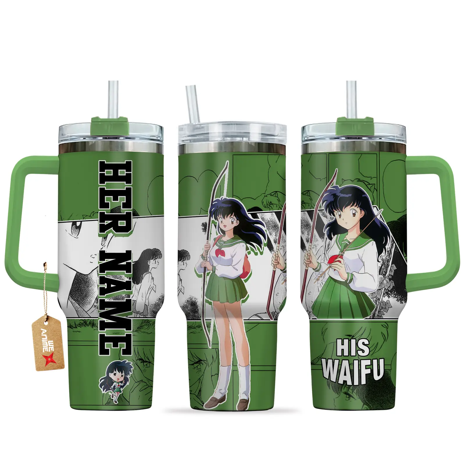 Kagome - 40oz Travel Tumbler Name - Senpai Waifu Collection