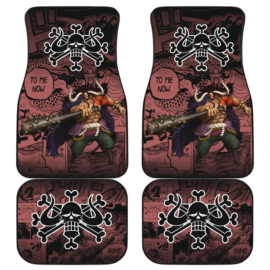 Kaido One Piece Car Floor Mats Manga Mixed Anime