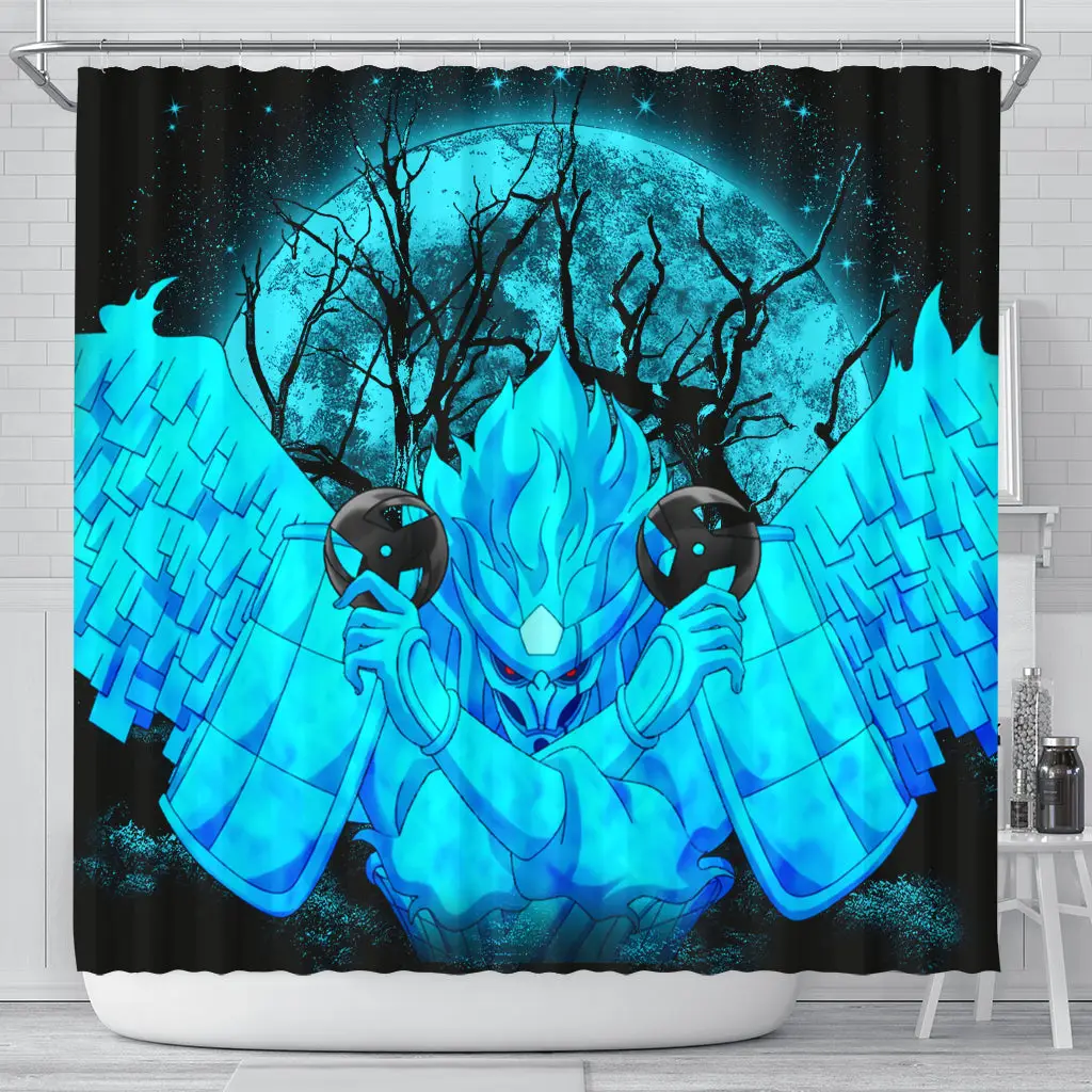 Kakashi Perfect Susano Anime Moonlight Shower Curtain