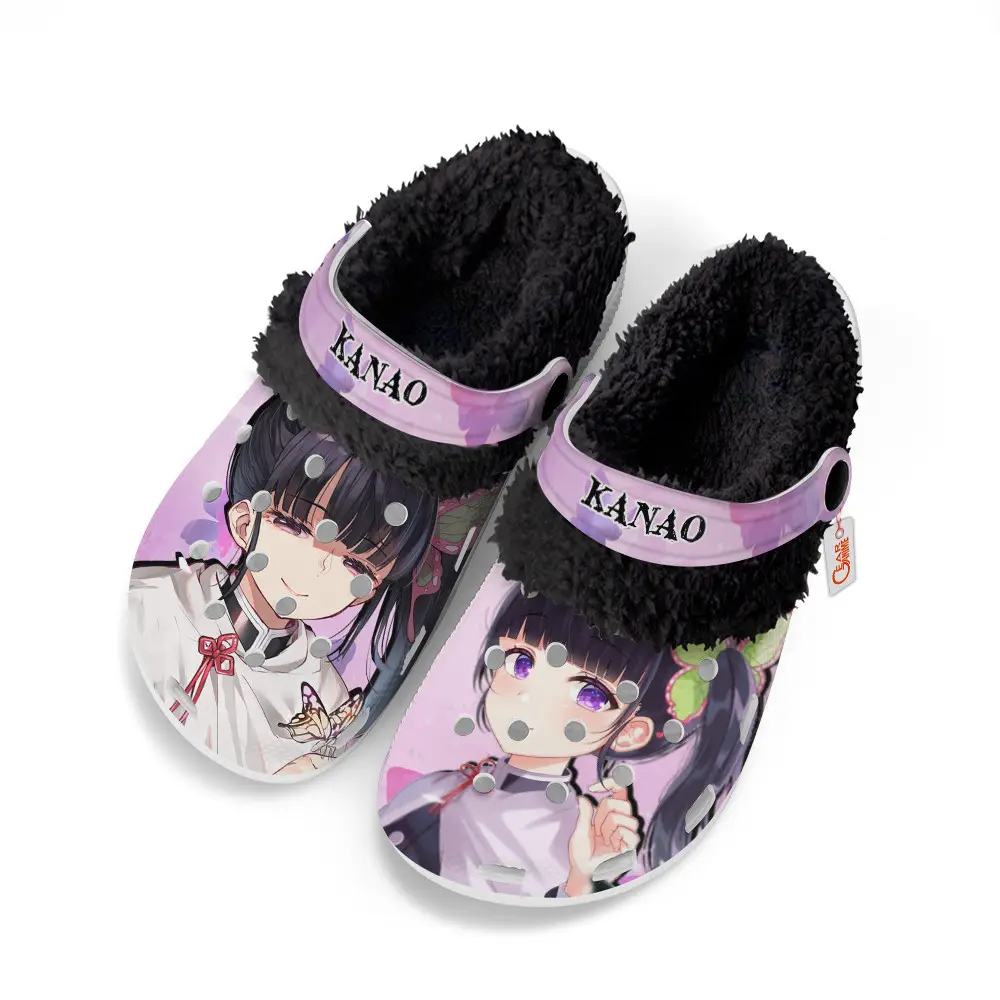 Kanao Tsuyuri Edition Fleece-Lined Clogs Personalized Name