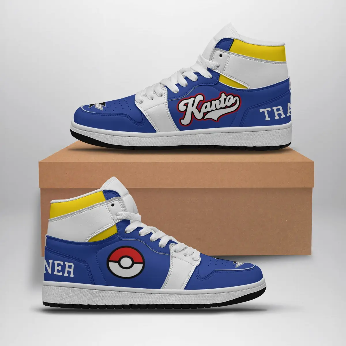 Kanto Trainer Pokemon Air Jordan 1 Shoes