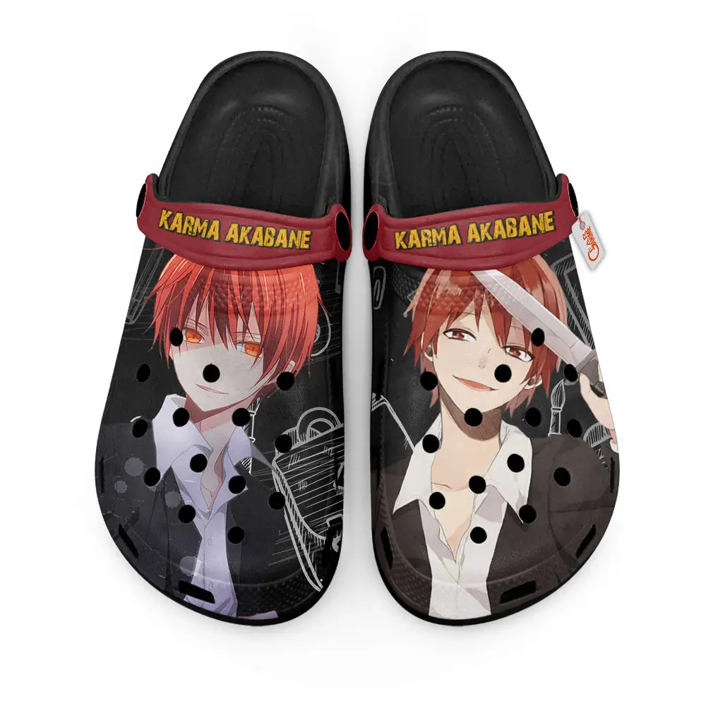 Karma Akabane Edition Premium Clogs Personalized Name