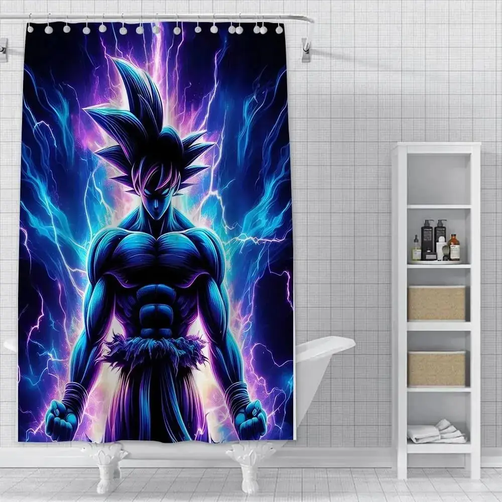 Kawaii Goku Shower Curtain