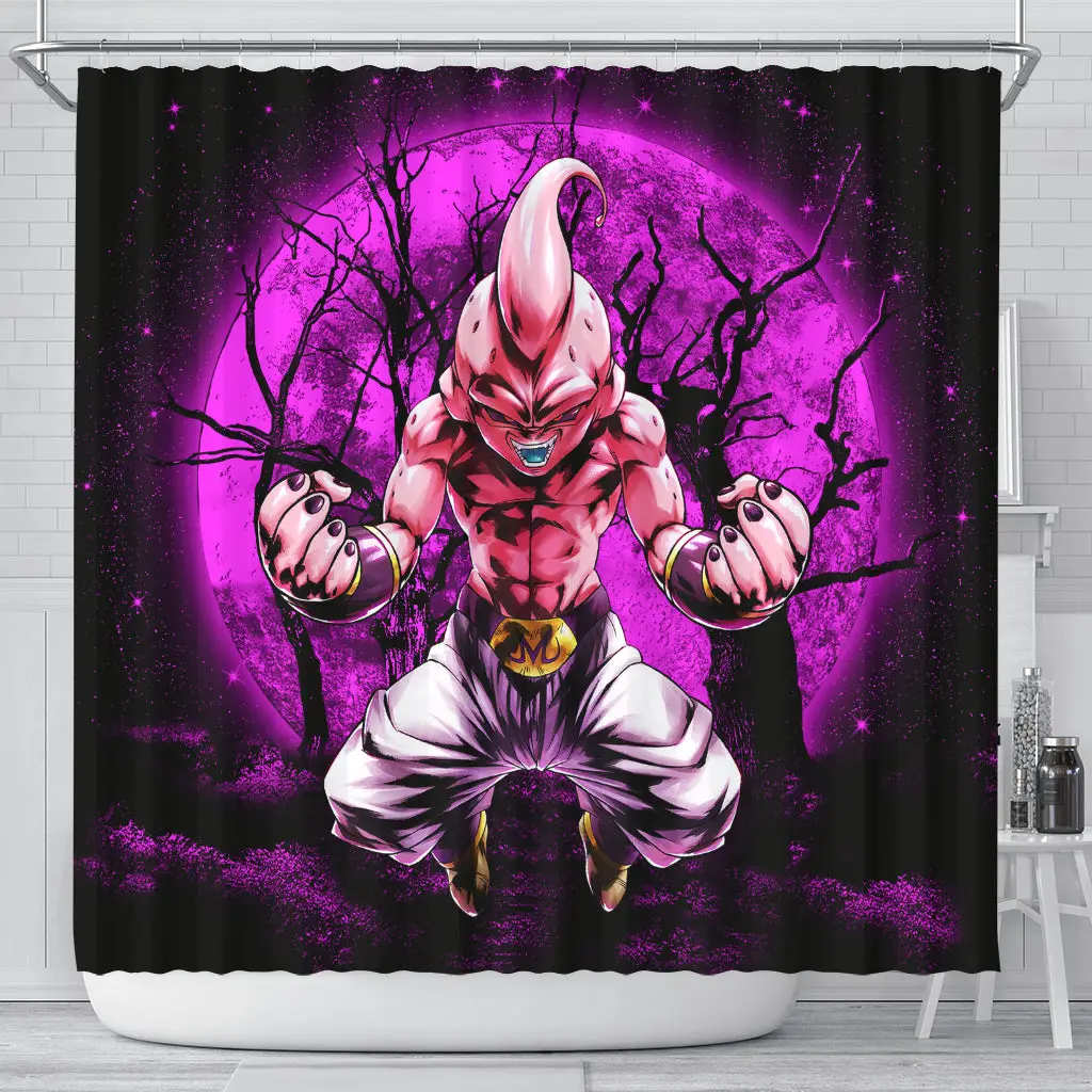Kidbuu Dragon Ball Anime Moonlight Shower Curtain