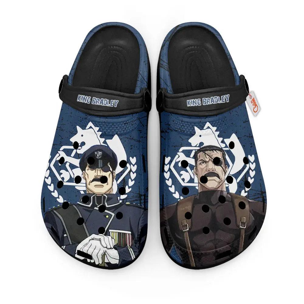 King Bradley Personalized Anime Clogs