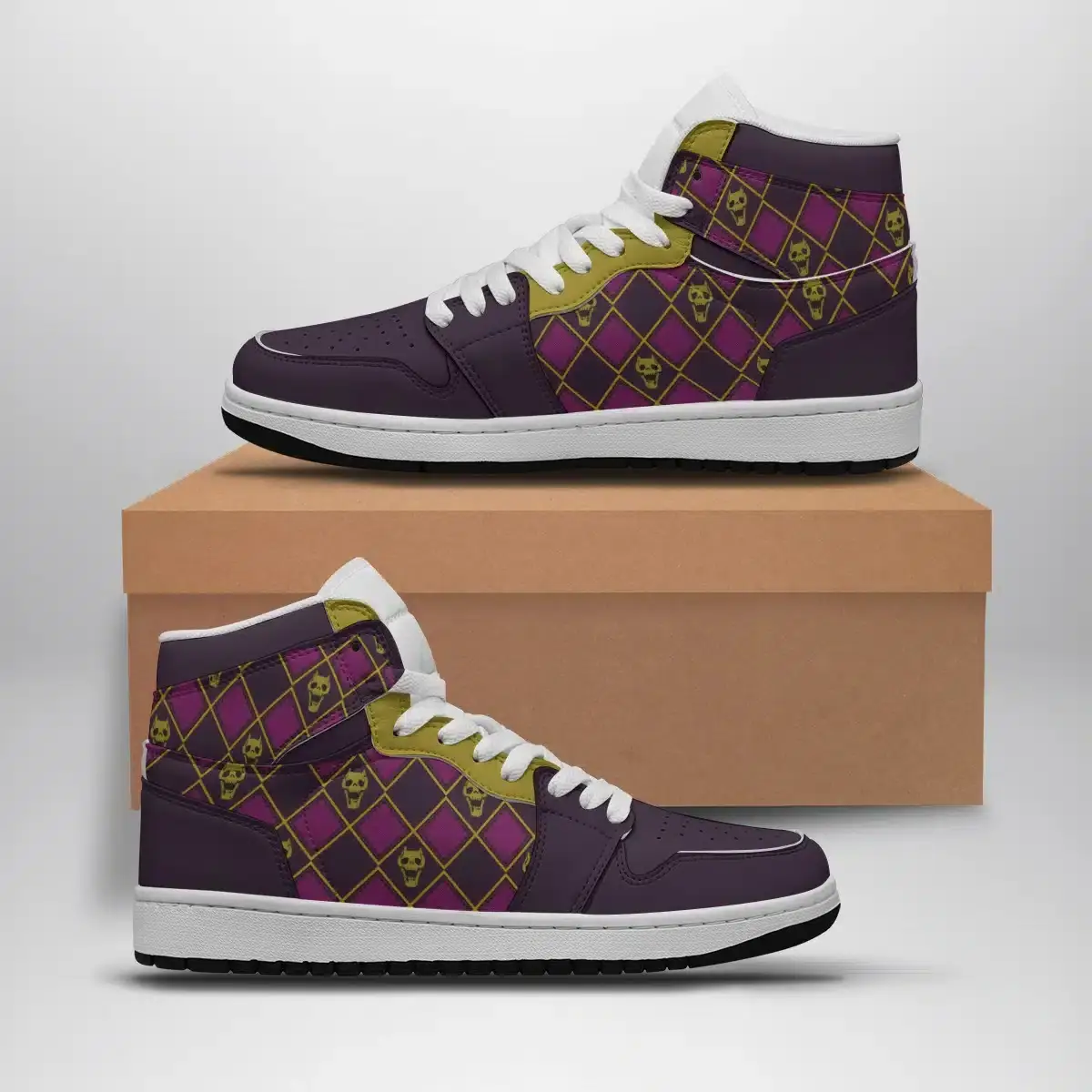 Kira Killer Queen Jojo's Bizarre Adventure Air Jordan 1 Shoes