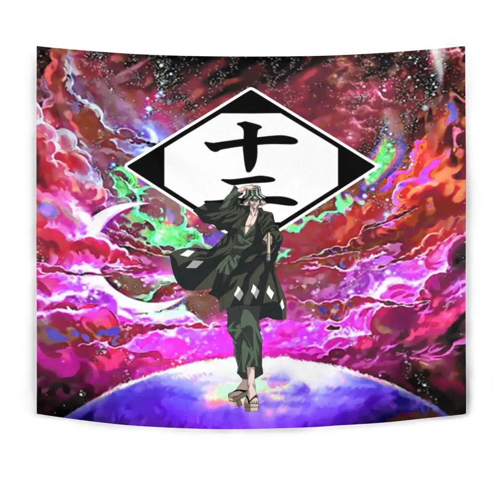 Kisuke Urahara Tapestry Custom Galaxy Bleach Anime Wall Decor