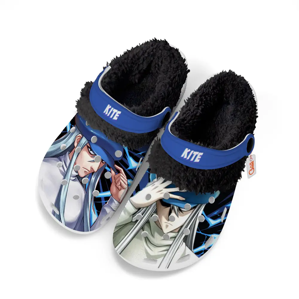 Kite Fleece-Lined Clogs Custom Name