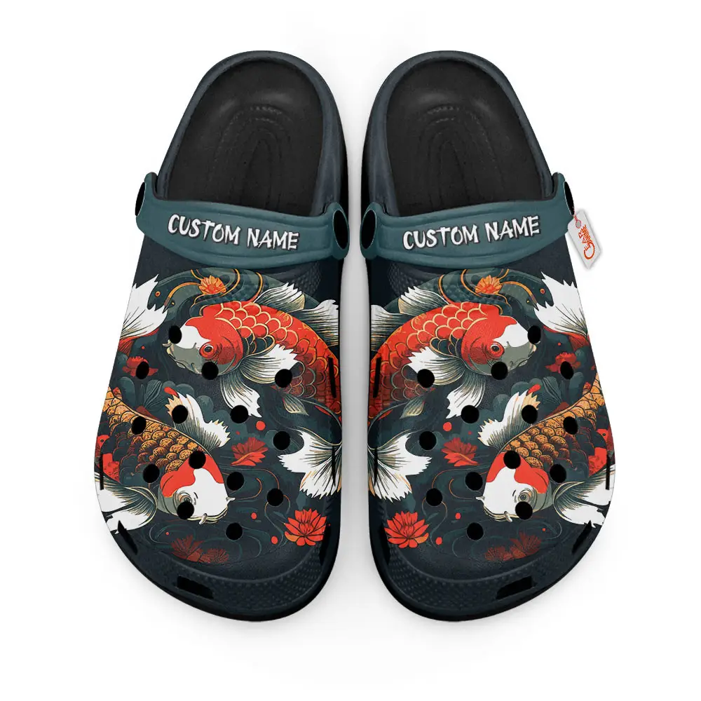 Koi Fish Japan Edition Premium Clogs Personalized Name