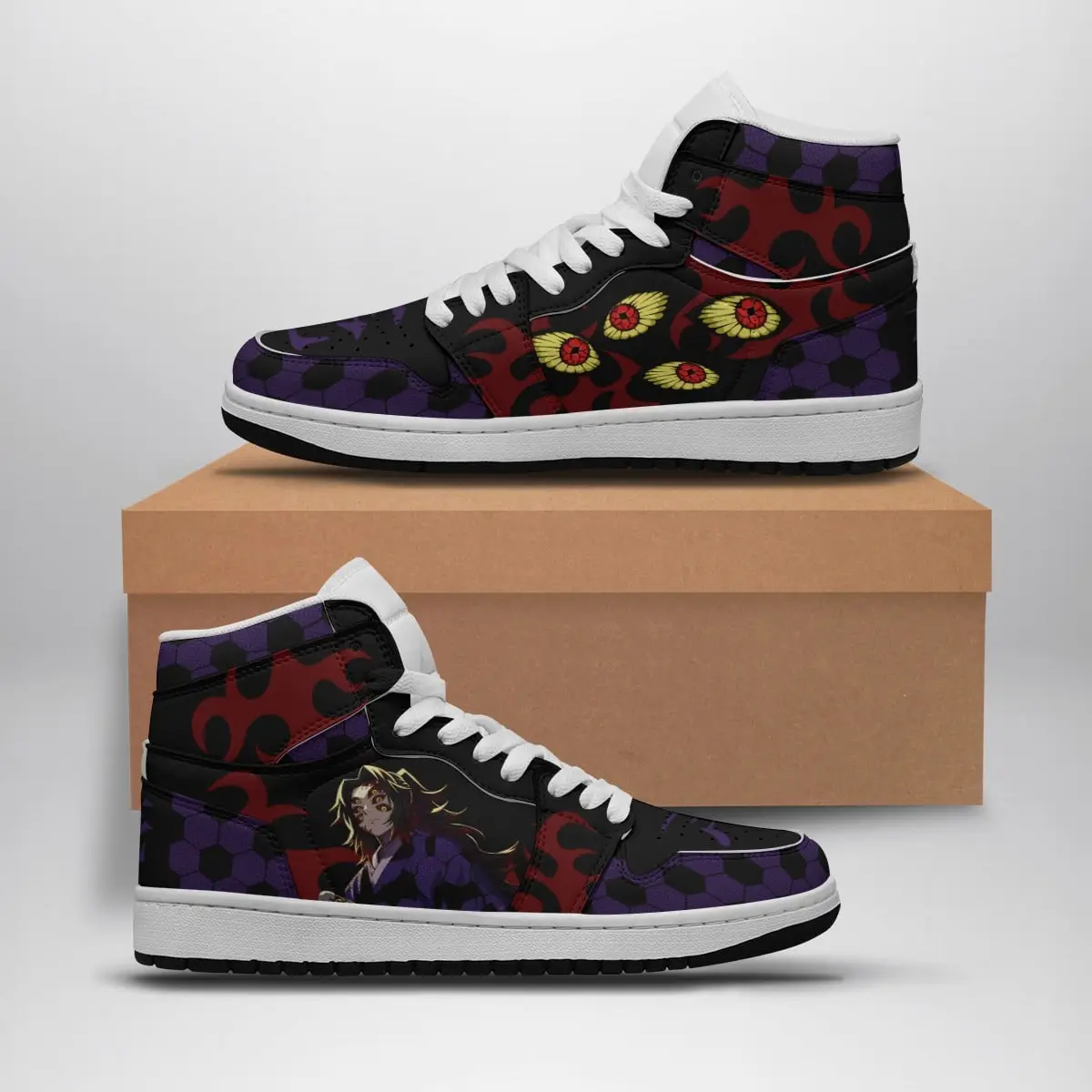 Kokushibo Demon Slayer Air Jordan 1 Shoes