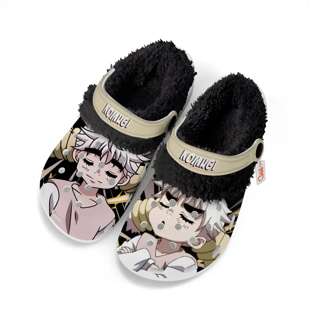 Komugi Fleece-Lined Clogs Custom Name