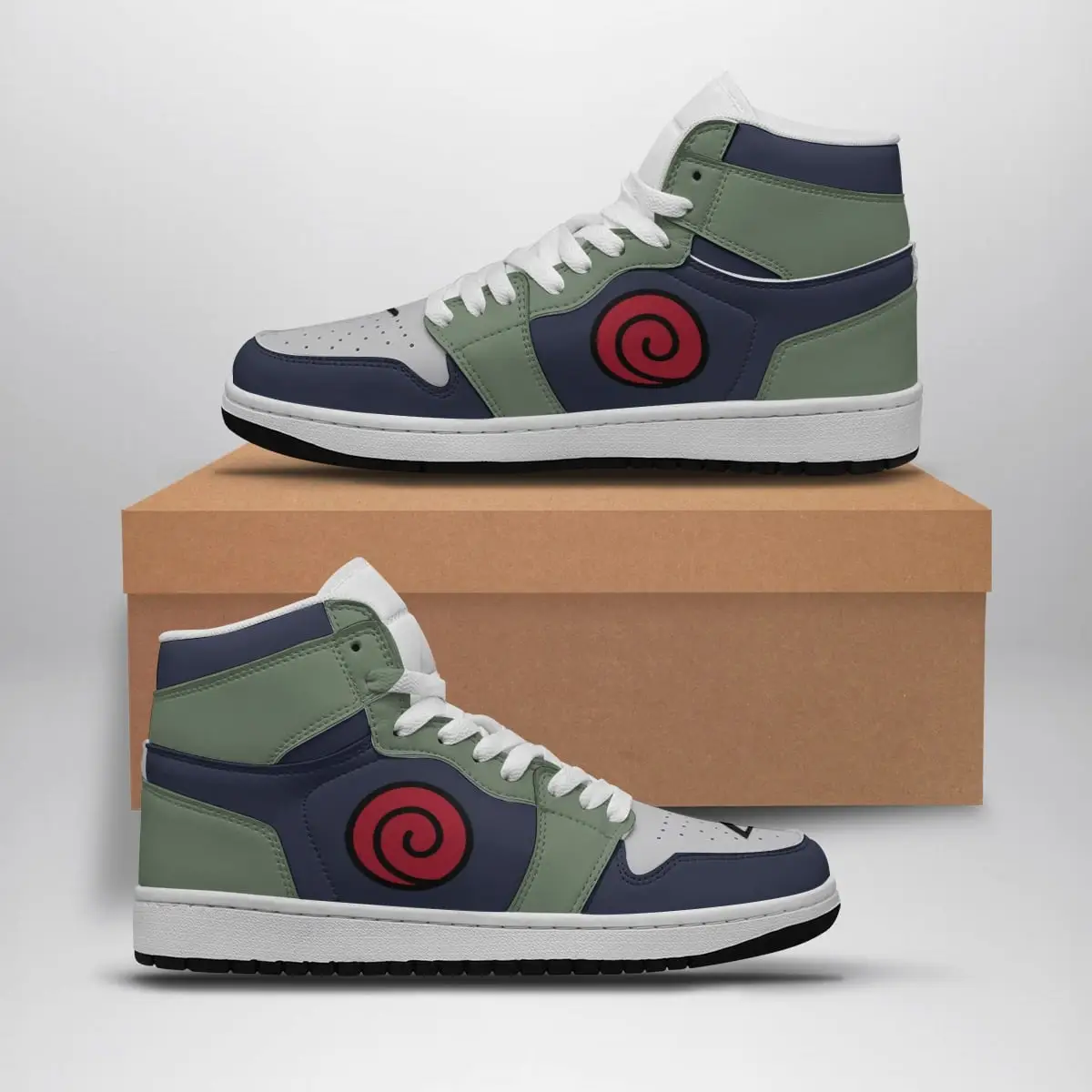 Konoha Jonin Shippuden Air Jordan 1 Shoes