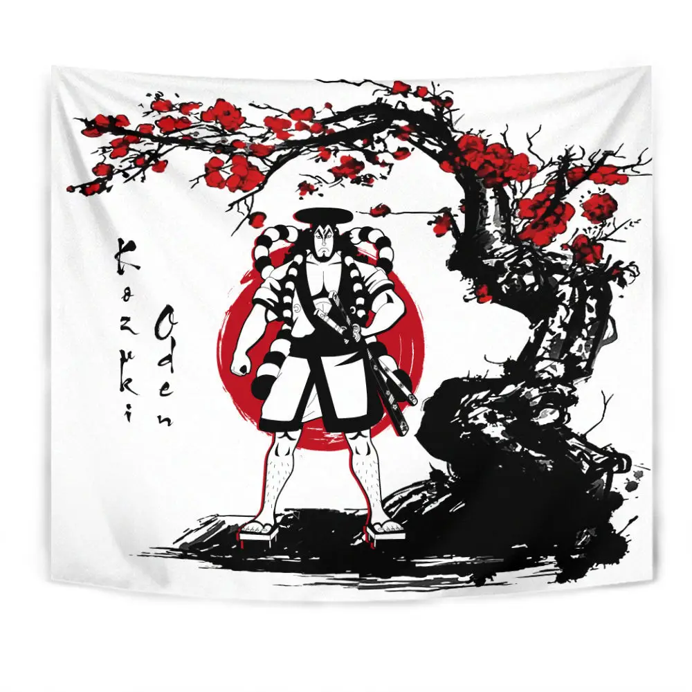 Kozuki Oden Tapestry Custom Anime Bedroom Living Room Home Decoration