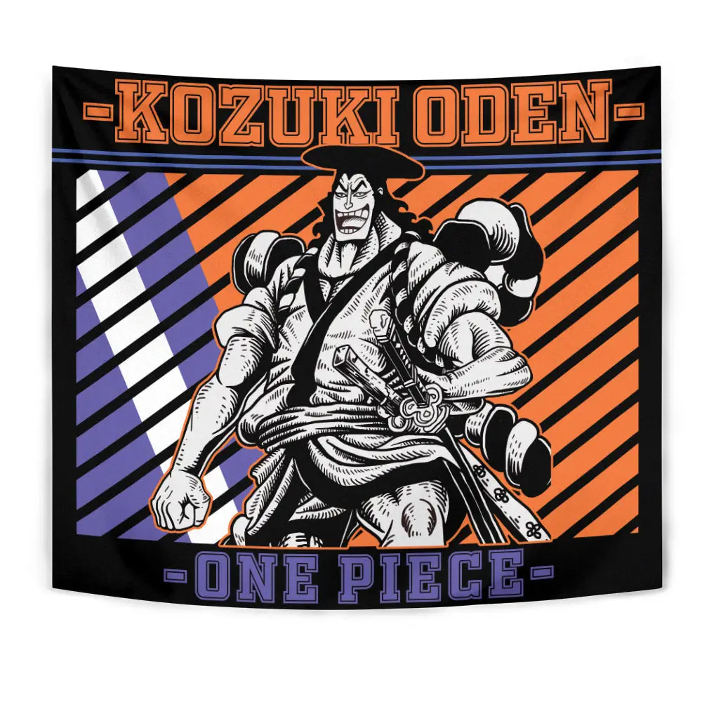 Kozuki Oden Tapestry Custom Anime Home Room Wall Decor