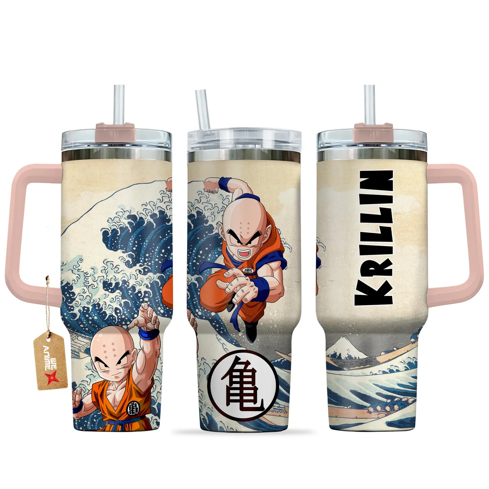 Krillin Anime Tumbler 40oz Kanagawa Collection
