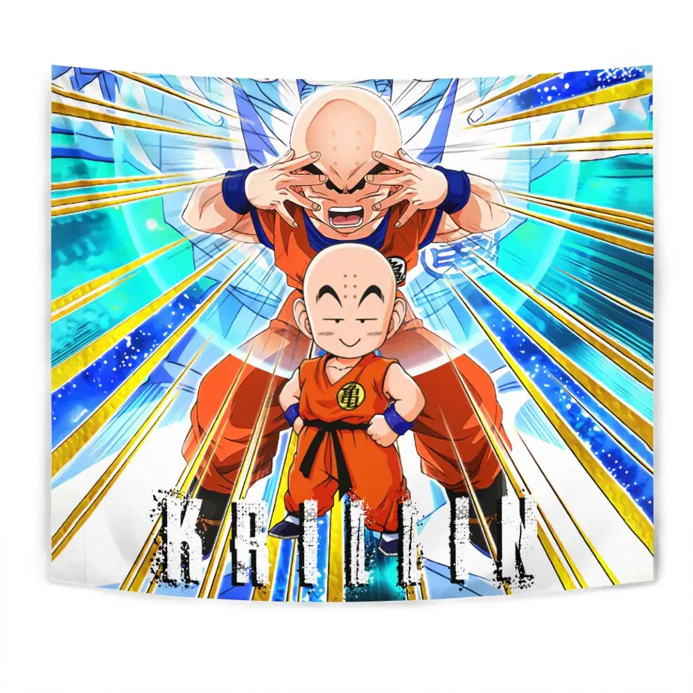 Krillin Tapestry Custom Anime Home Decor