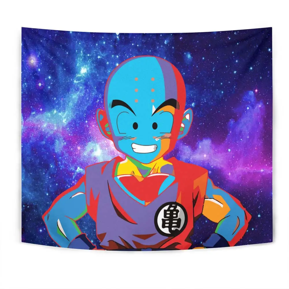 Krillin Tapestry Custom Anime Wall Decor