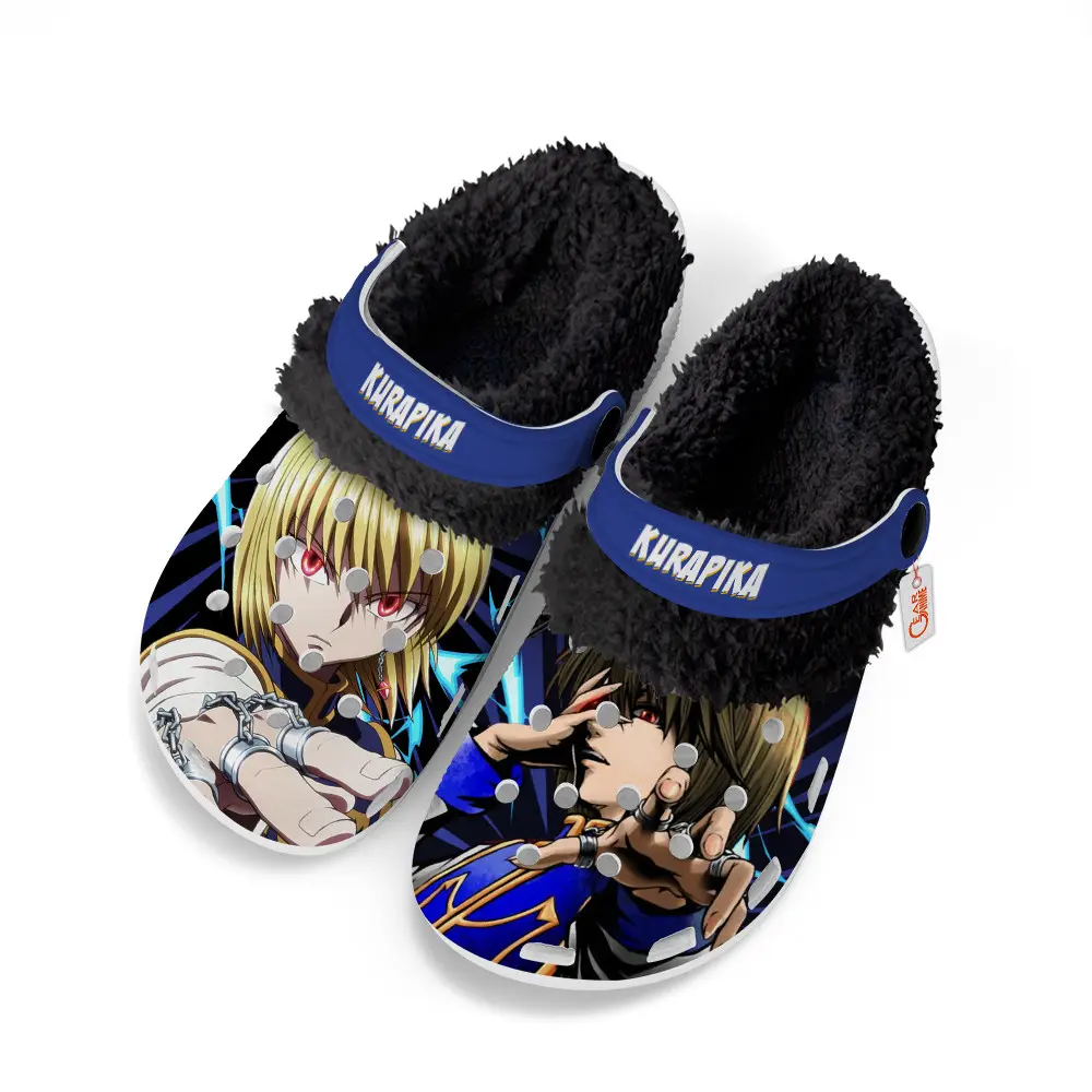 Kurapika Fleece-Lined Clogs Custom Name