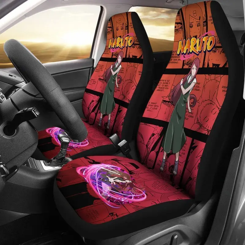 Kushina Car Seat Covers Custom Anime Car Accessories 