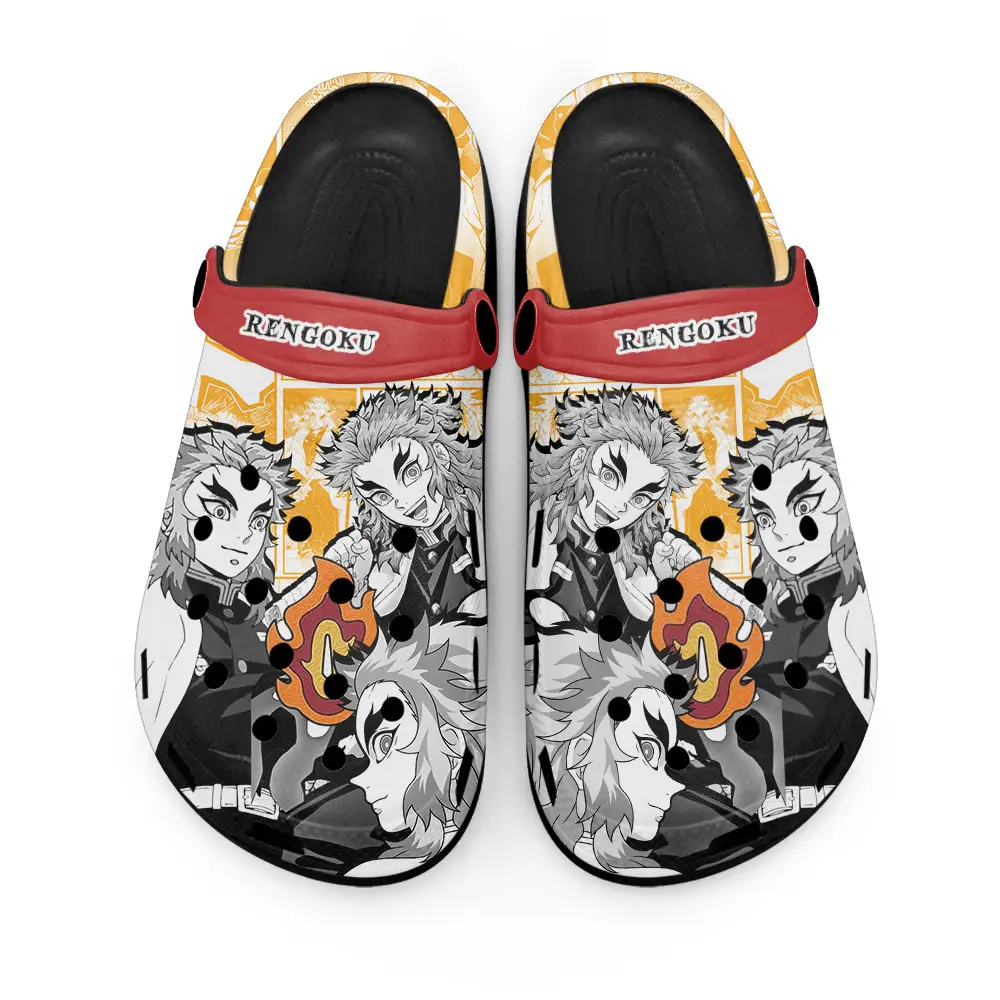 Kyojuro Rengoku Personalized Anime Clogs