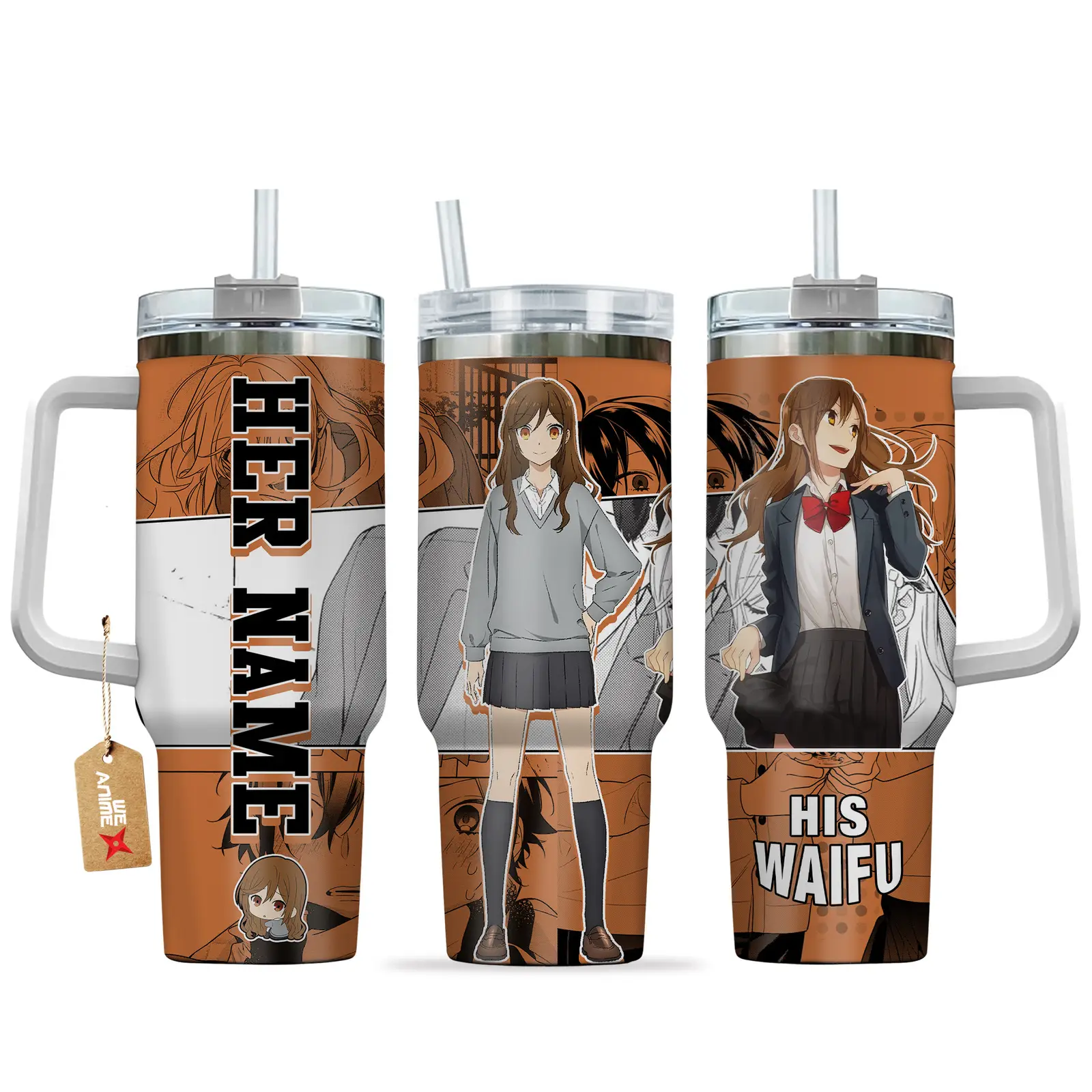 Kyouko Hori - 40oz Travel Tumbler Name - Senpai Waifu Collection