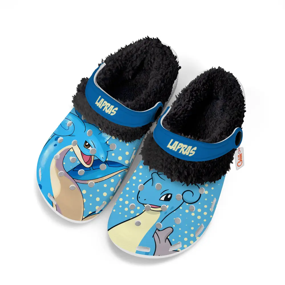 Lapras Edition Fleece-Lined Clogs Personalized Name