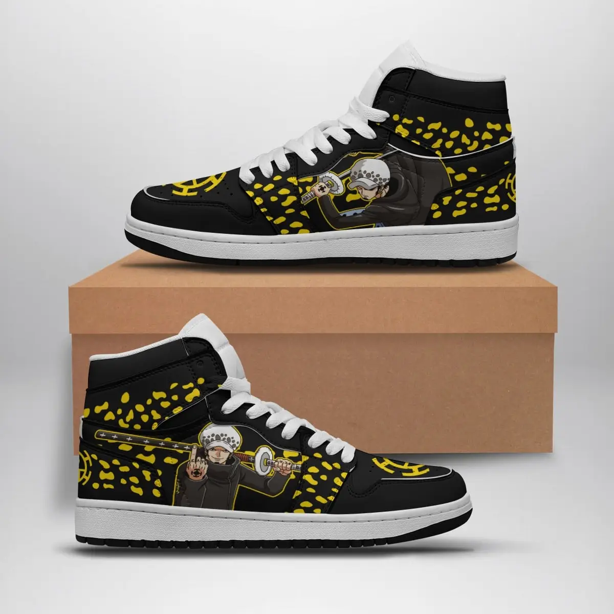 Law Punk Hazard Outfit One Piece Air Jordan 1 Shoes