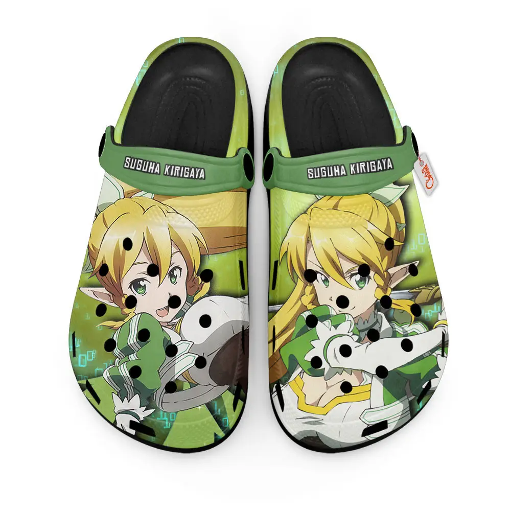 Leafa Personalized Anime Clogs
