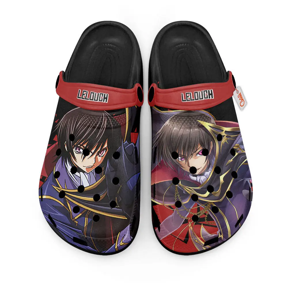 Lelouch Edition Custom Anime Clogs