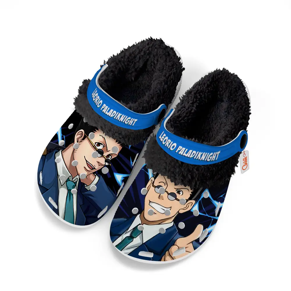 Leorio Fleece-Lined Clogs Custom Name