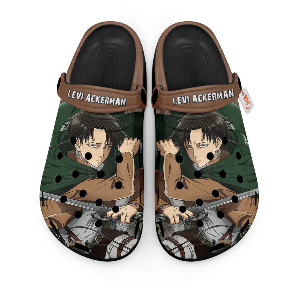 Levi Ackerman Personalized Anime Clogs