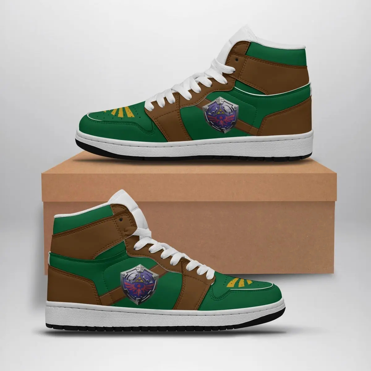 Link Original Style Zelda Air Jordan 1 Shoes
