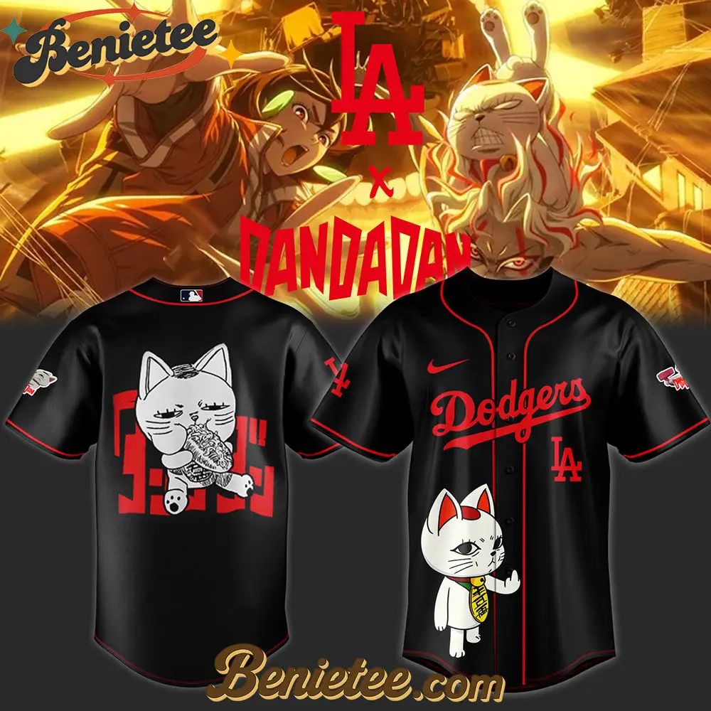 Los Angeles Dodgers x Dandadan Turbo Baba Limited Baseball Jersey 2025, Custom Anime Trending, Gift For Anime Lovers - Benietee Shop
