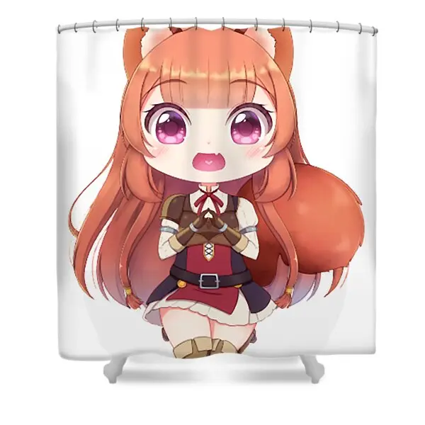 Love Raphtalia The Rising Of The Shield Hero Shower Curtain | Anime Shower Curtains