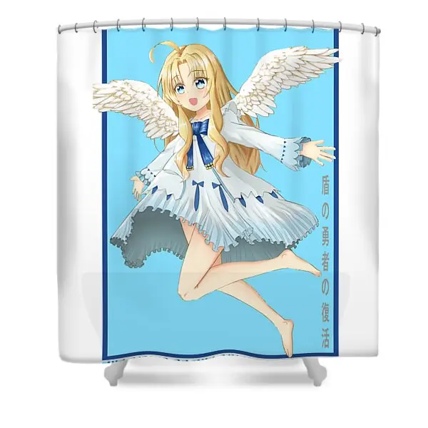 Lovely The Rising Of The Shield Hero Filo Shower Curtain | Anime Shower Curtains